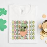 Retro NICU Leprechaun T-Shirt - Image 3